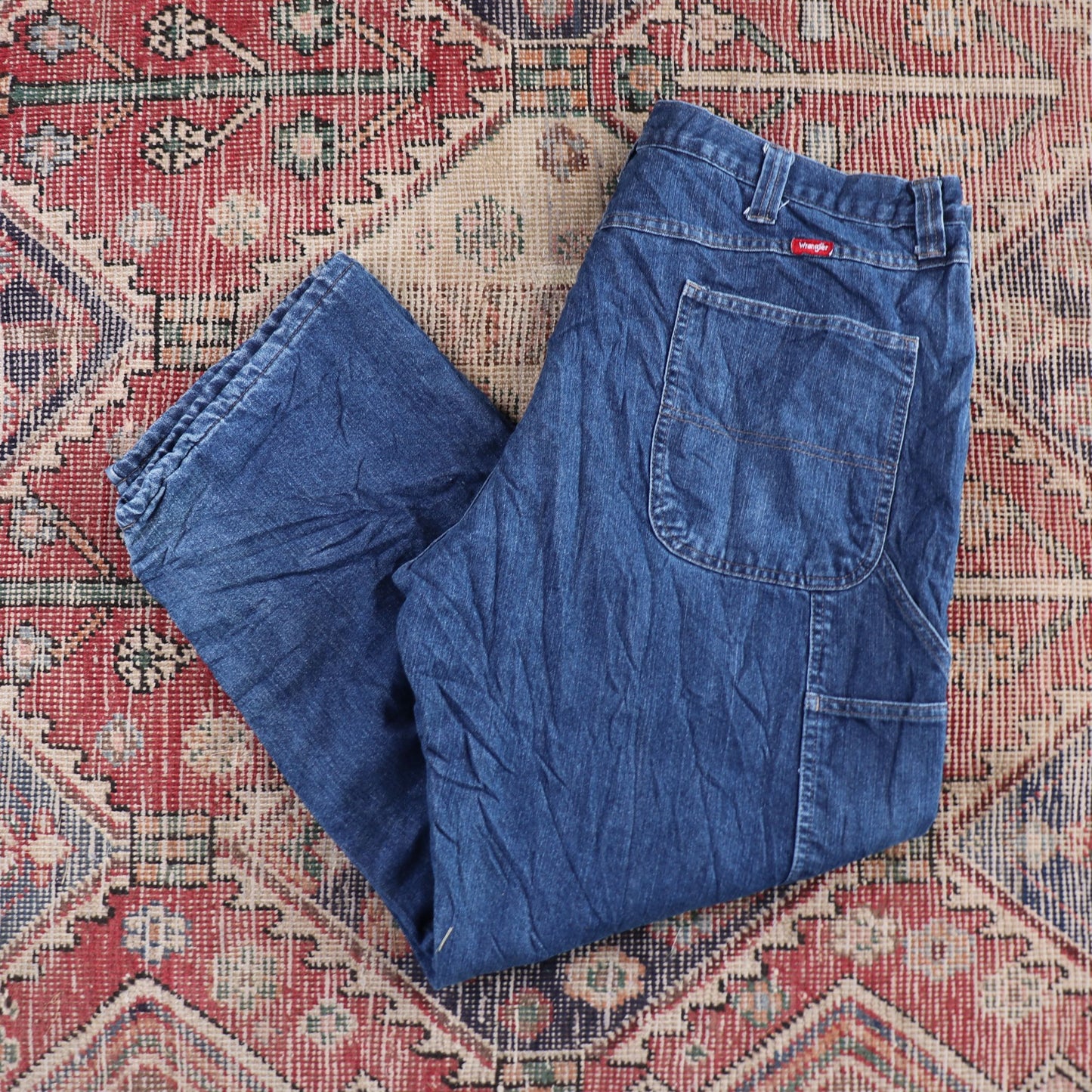 Wrangler W38 L28 Carpenter Blue Denim Jeans