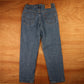 Levi's 550 Red Tab W34 L30 Tapered Leg Relaxed Fit Blue Denim Jeans