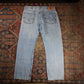 Levi's 505 W40 L30 Straight Leg Regular Fit Blue Denim Jeans