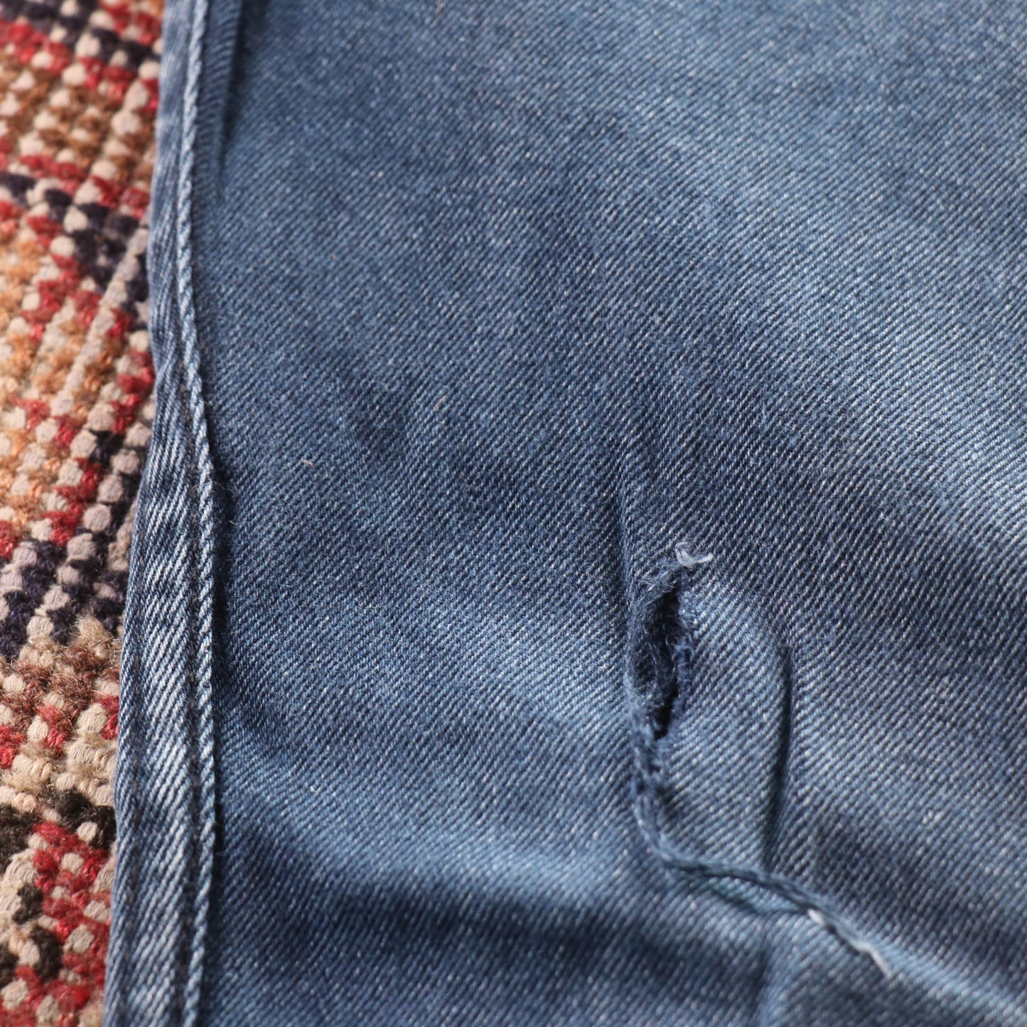 Levi's 519 Red Tab W32 L31 Slim Blue Denim Jeans