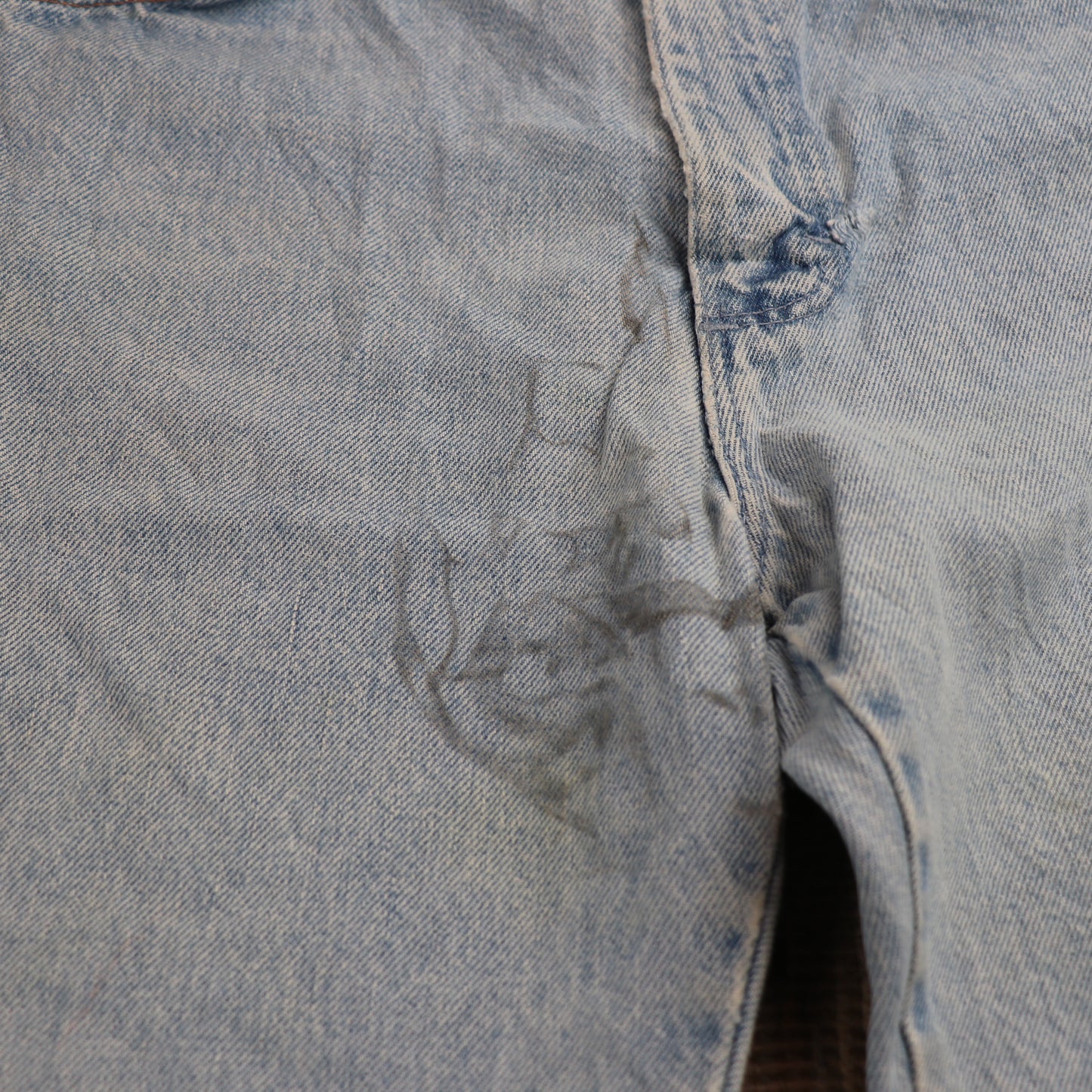 Wrangler W28 L32 Straight Leg Blue Denim Jeans