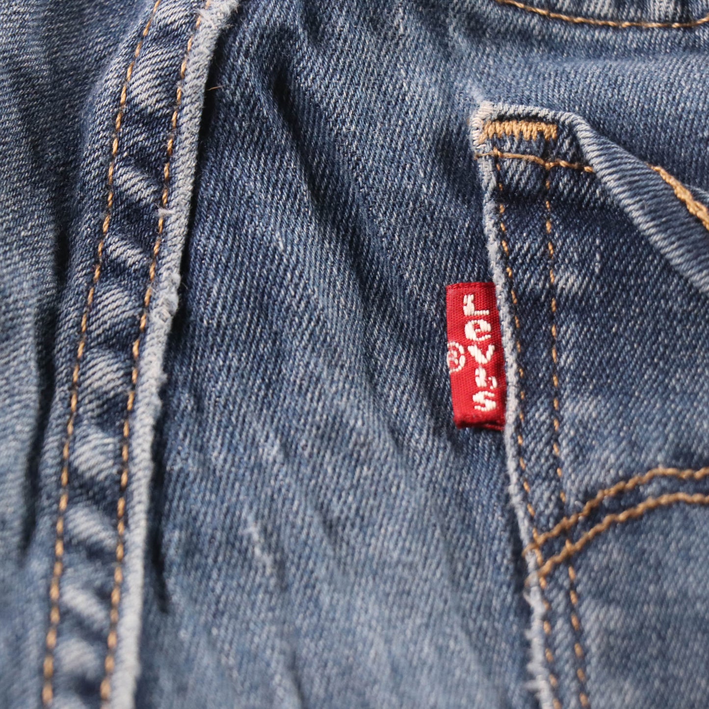 Levi's 711 Red Tab W28 L26 Skinny Blue Denim Jeans