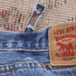 Levi's 505 Red Tab W38 L31 Straight Leg Regular Fit Blue Denim Jeans