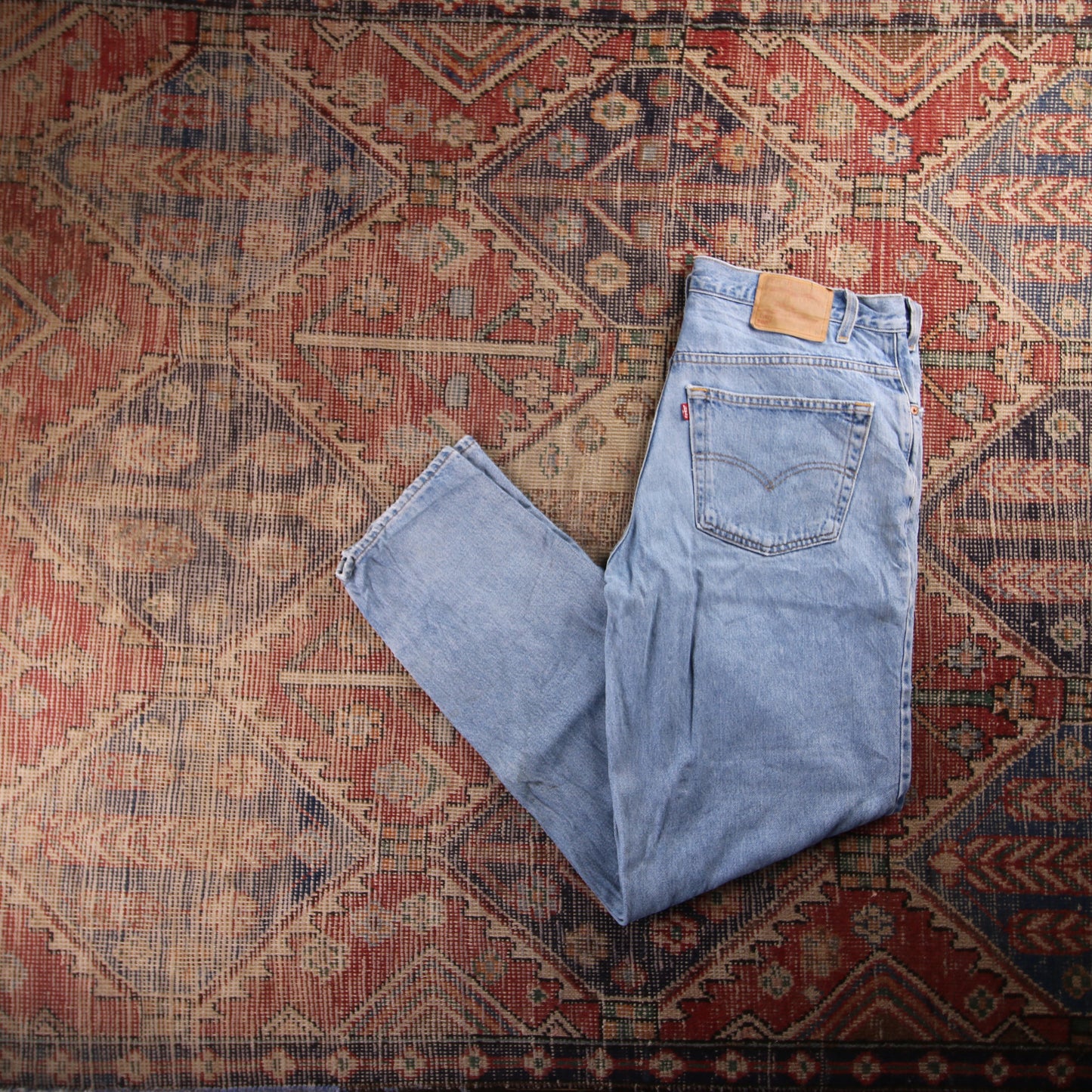 Levi's 560 Red Tab W38 L34 Comfort Fit Blue Denim Jeans