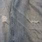 Wrangler W34 L33 Straight Leg Relaxed Fit Classic Ripped Style Blue Denim Jeans