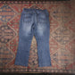 Lee W36 L26 Straight Leg Loose Fit Blue Denim Jeans