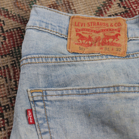 Levi's 511 W32 L31 Slim Fit Blue Denim Jeans