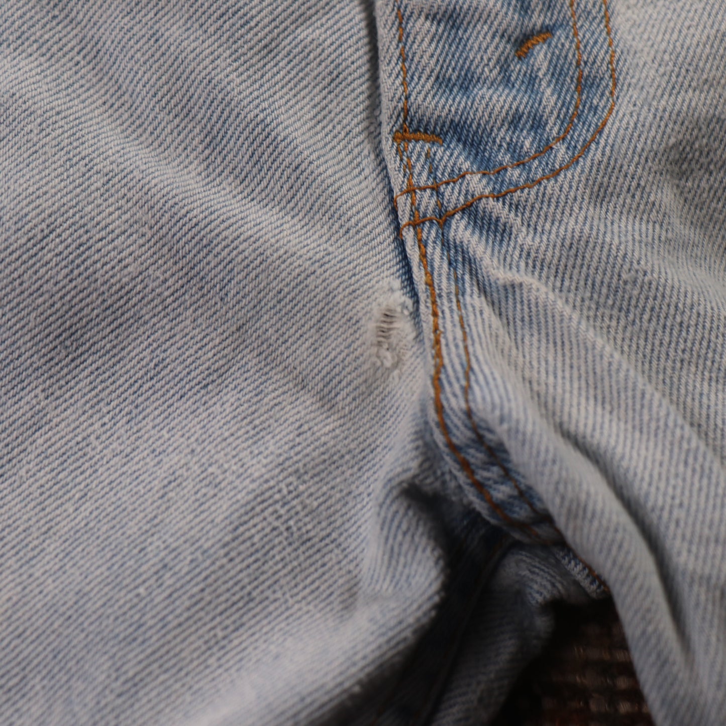 Levi's 501 Orange Tab W34 L28 Original Fit Blue Denim Jeans