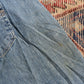 Lee W36 L27 Straight Leg Loose Fit Blue Denim Jeans