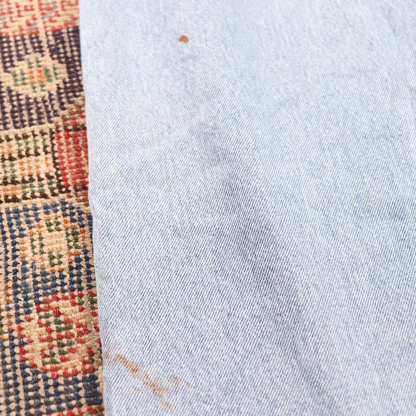 Lee W36 L32 Straight Leg Relaxed Fit Blue Denim Jeans