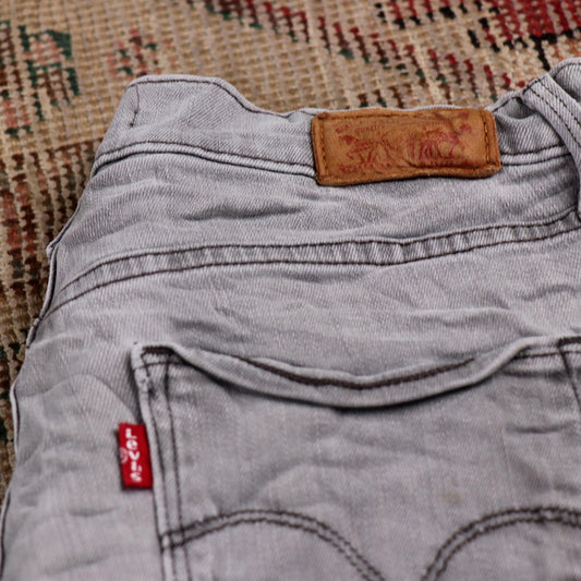 Levi's 312 W30 L33 Skinny Grey Denim Jeans