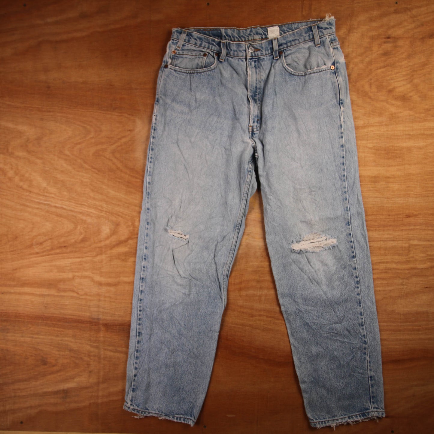 Levi's 501 Red Tab W34 L30 Original Fit Blue Denim Jeans