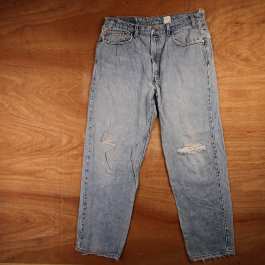 Levi's 501 Red Tab W34 L30 Original Fit Blue Denim Jeans