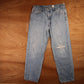 Levi's 501 Red Tab W34 L30 Original Fit Blue Denim Jeans