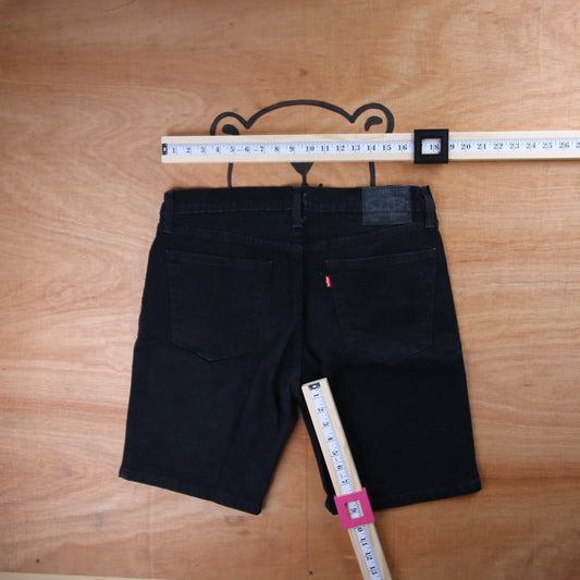 Levi's 405 Red Tab W36 L9 Regular Fit Black Denim Shorts