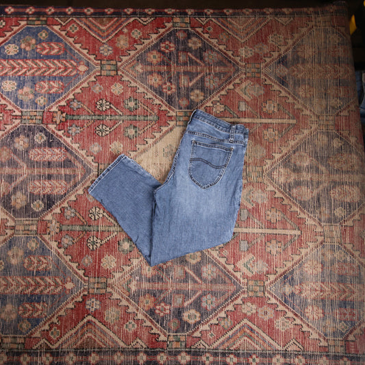 Lee W30 L22 Capri Blue Denim Jeans
