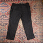 Lee W38 L26 Straight Leg Regular Fit Black Denim Trousers