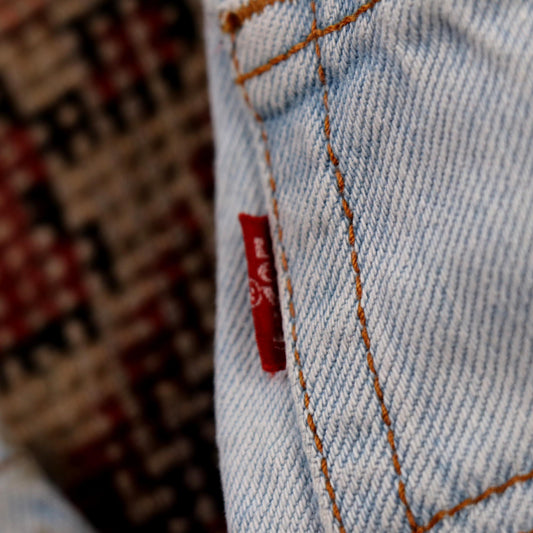 Levi's W28 L30 Tapered Leg Relaxed Fit Blue Denim Jeans