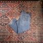 Lee W38 L27 Straight Leg Relaxed Fit Classic Ripped Style Blue Denim Jeans