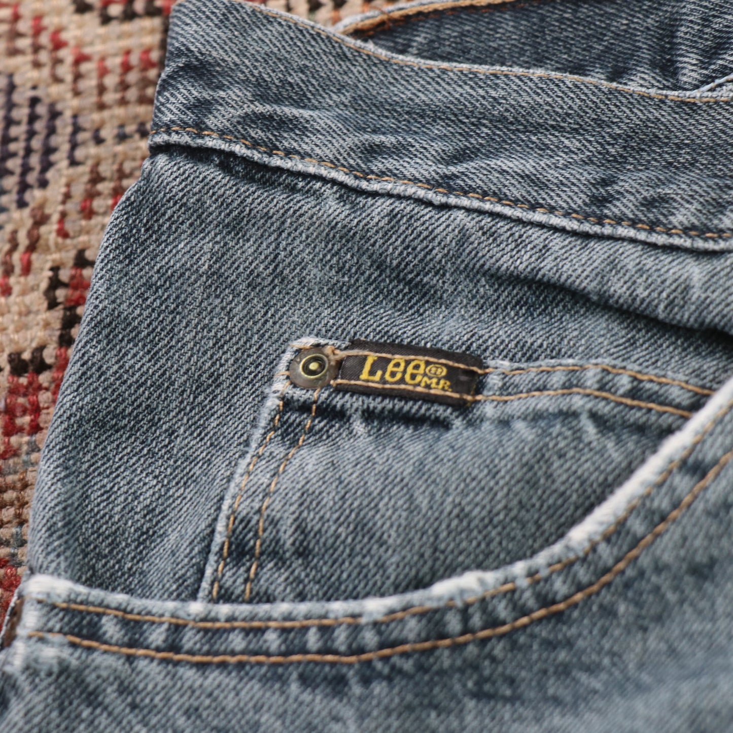 Lee W32 L31 Straight Leg Regular Fit Blue Denim Jeans