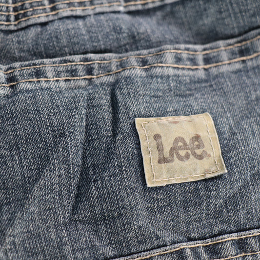 Lee W36 L31 Carpenter Classic Ripped Style Blue Denim Jeans