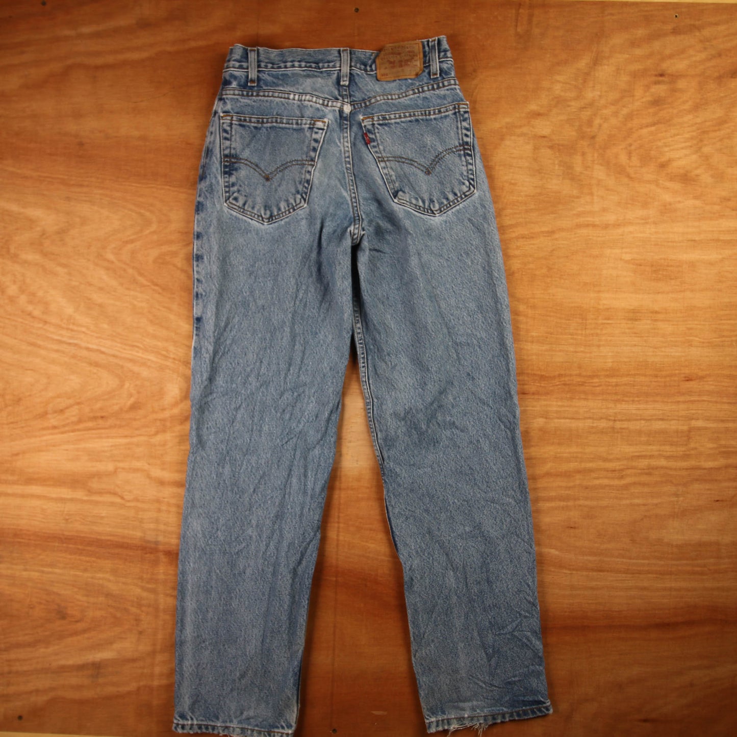 Levi's 550 Red Tab W30 L31 Tapered Leg Relaxed Fit Blue Denim Jeans