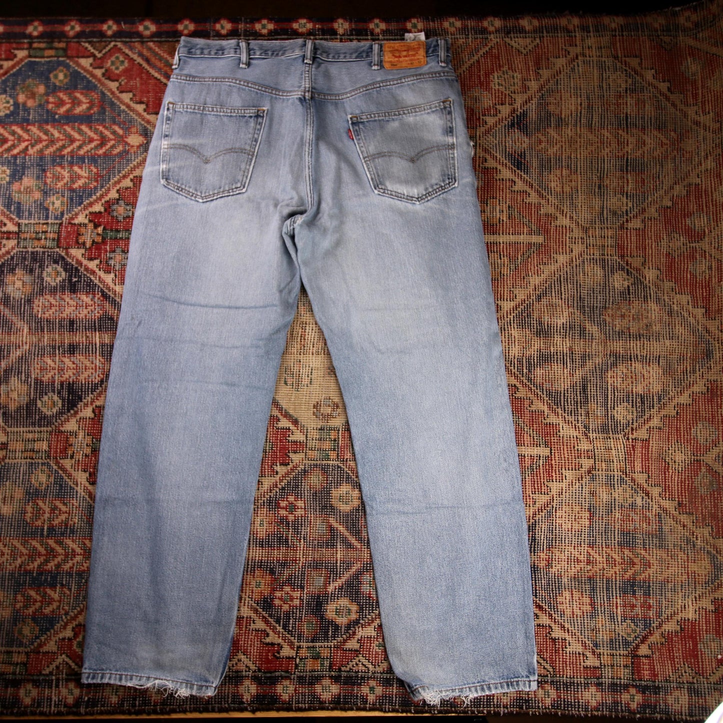 Levi's 550 W38 L31 Tapered Leg Relaxed Fit Blue Denim Jeans