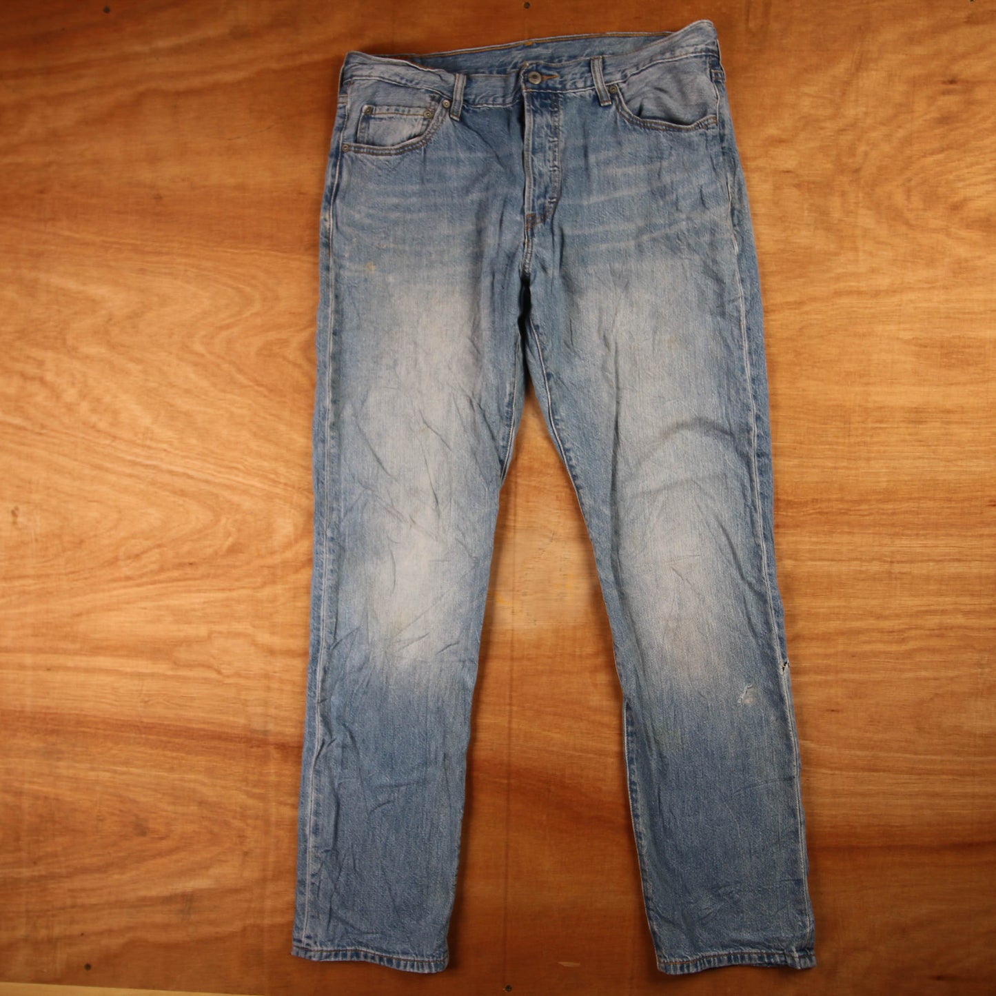 Levi's Red Tab W36 L32 Straight Blue Denim Jeans