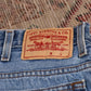 Levi's 550 W38 L30 Tapered Leg Relaxed Fit Blue Denim Jeans