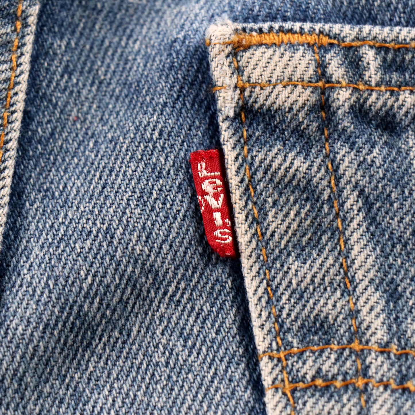 Levi's 529 Red Tab W26 L24 Bootcut Slim Fit Blue Denim Jeans