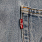 Levi's 550 W36 L32 Tapered Leg Relaxed Fit Classic Ripped Style Blue Denim Jeans