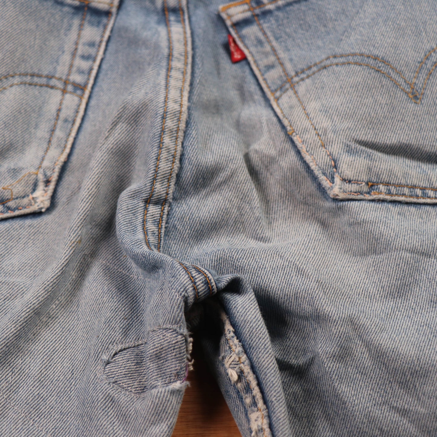 Levi's 501 Red Tab W28 L31 Original Fit Blue Denim Jeans