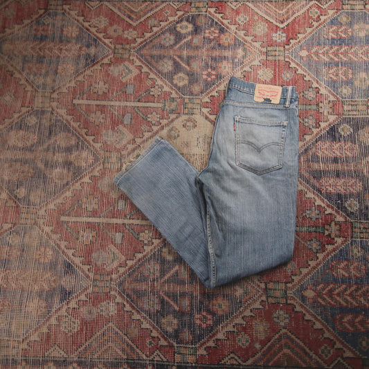 Levi's 514 W34 L29 Straight Leg Blue Denim Jeans