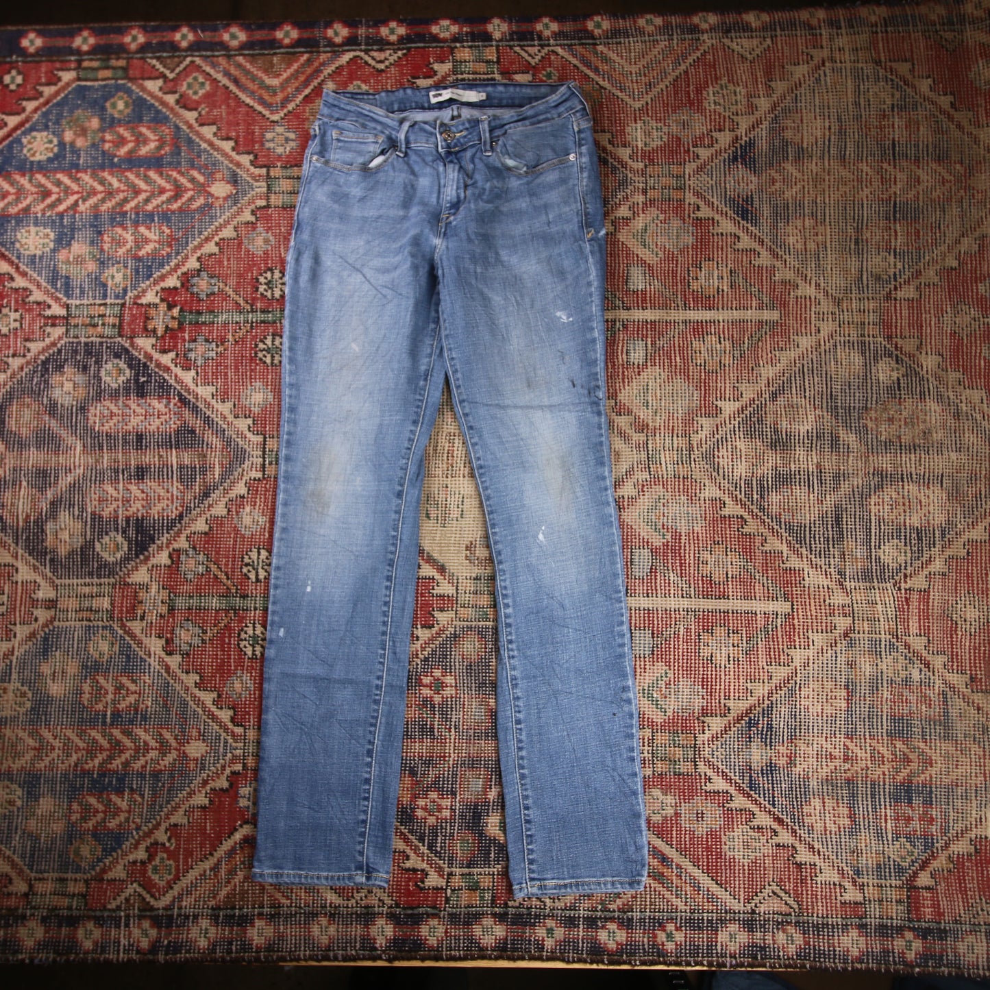 Levi's W28 L30 Skinny Blue Denim Jeans
