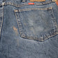 Wrangler W36 L29 Straight Leg Relaxed Fit Blue Denim Jeans