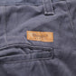 Wrangler W36 L33 Straight Leg Blue Cotton Blend Trousers