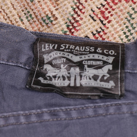 Levi's W28 L33 Straight Leg Blue Denim Jeans