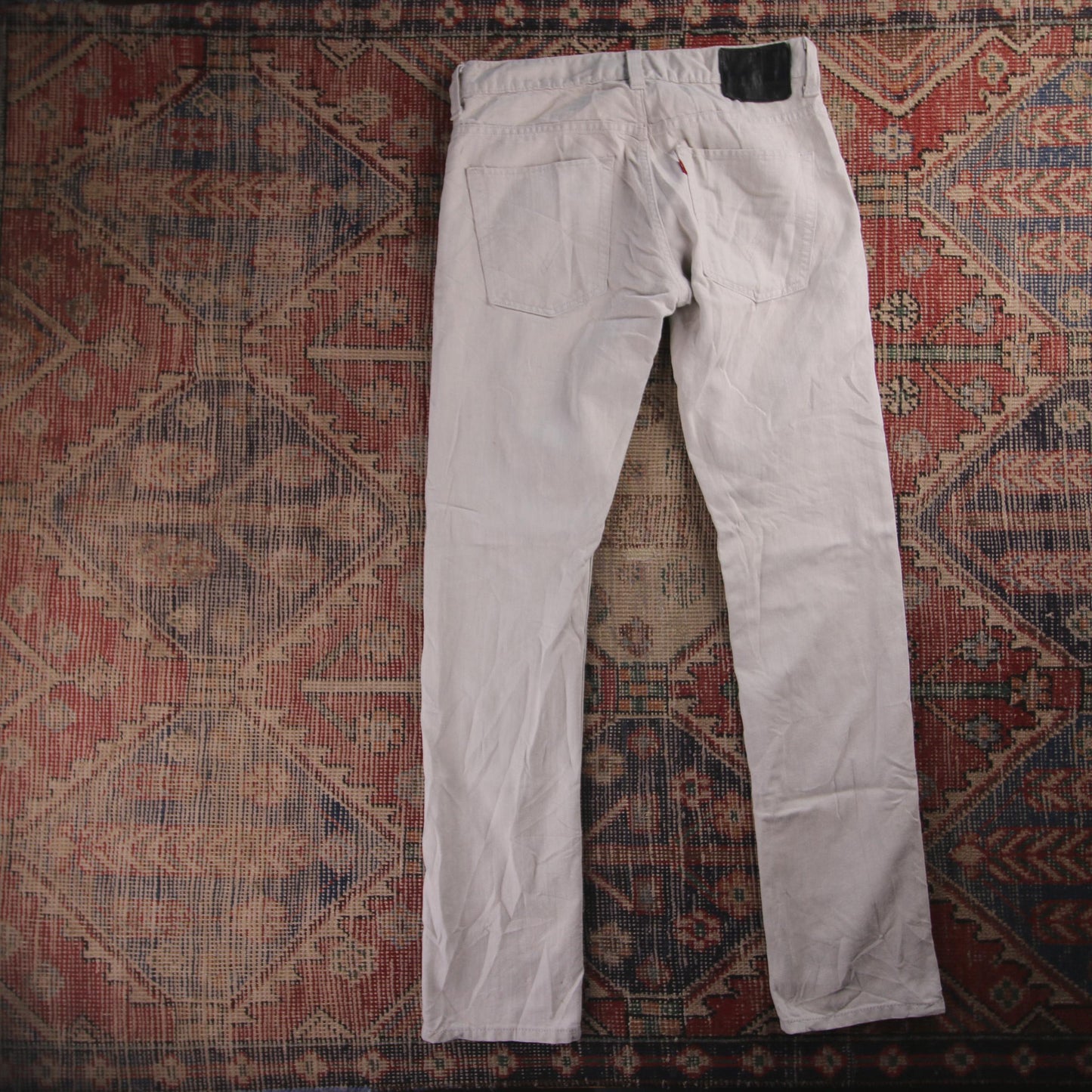 Levi's 501 Red Tab W32 L32 Original Fit Grey Denim Jeans