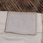 Levi's 712 W26 L31 White Denim Jeans