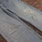 Levi's W34 L30 Straight Leg Regular Fit Classic Ripped Style Blue Denim Jeans