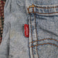 Levi's W28 L24 Capri Blue Denim Jeans