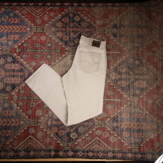 Lee W34 L33 Straight Leg Beige Denim Jeans