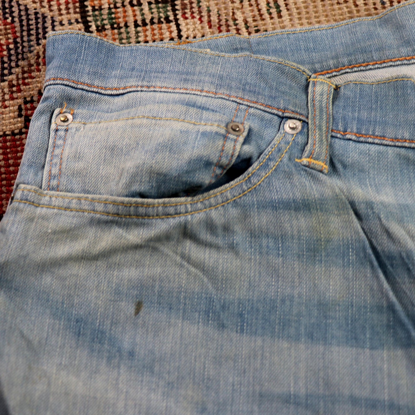 Levi's 508 W36 L29 Tapered Leg Regular Fit Blue Denim Jeans