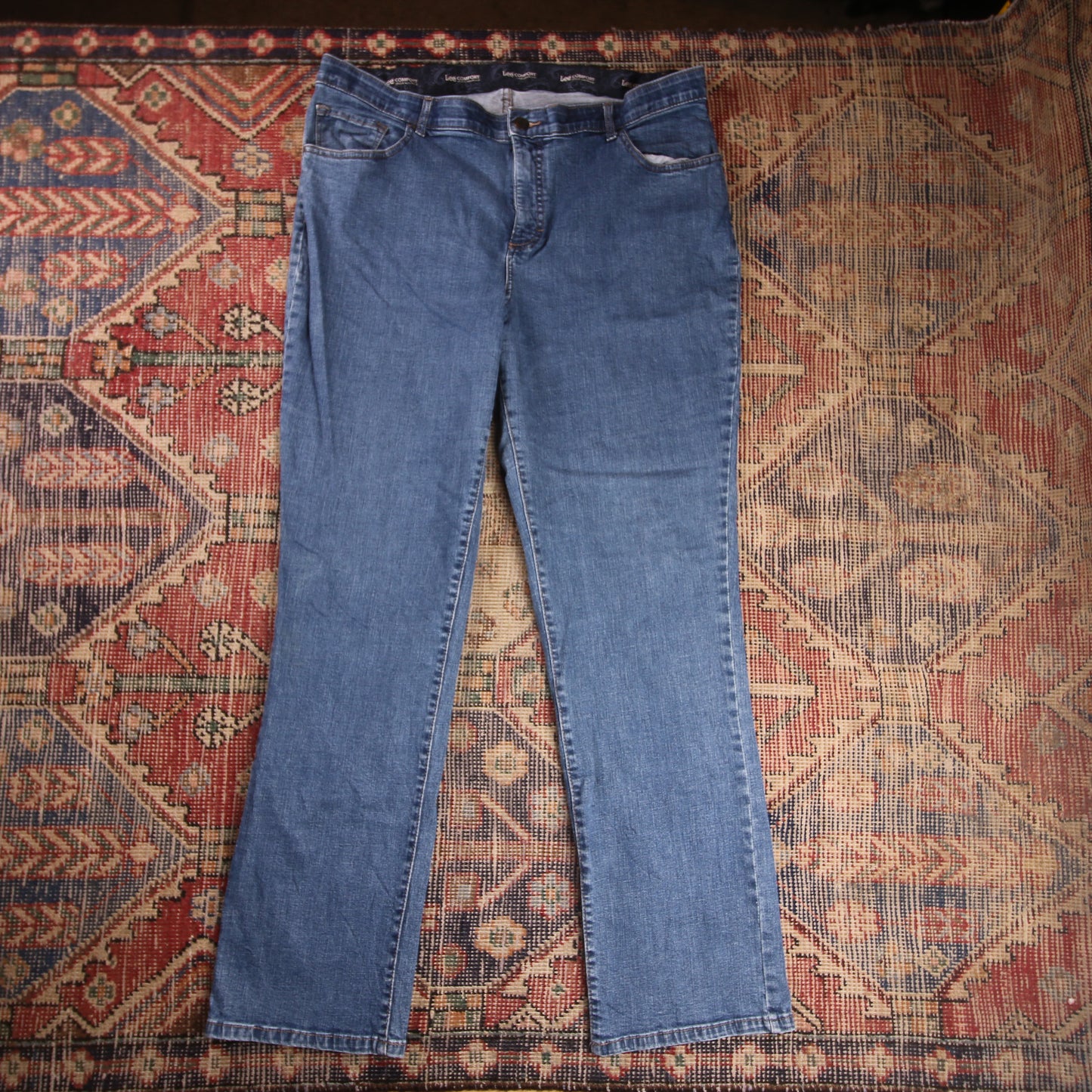 Lee W38 L30 Comfort Fit Blue Denim Jeans