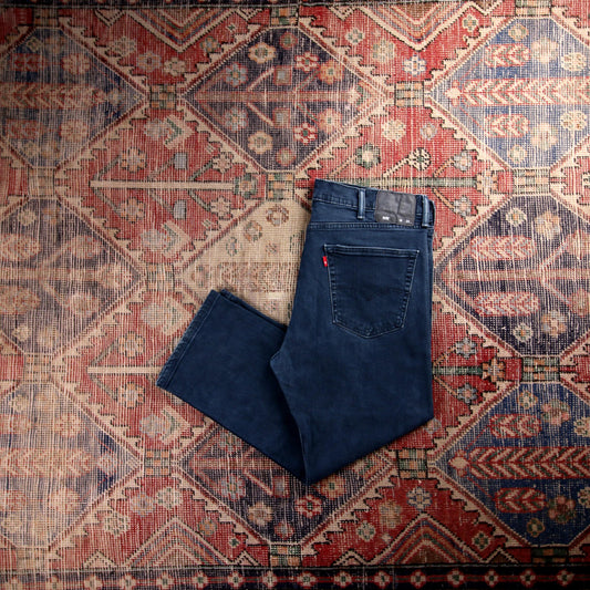 Levi's 505 Red Tab W34 L24 Straight Leg Regular Fit Blue Denim Jeans