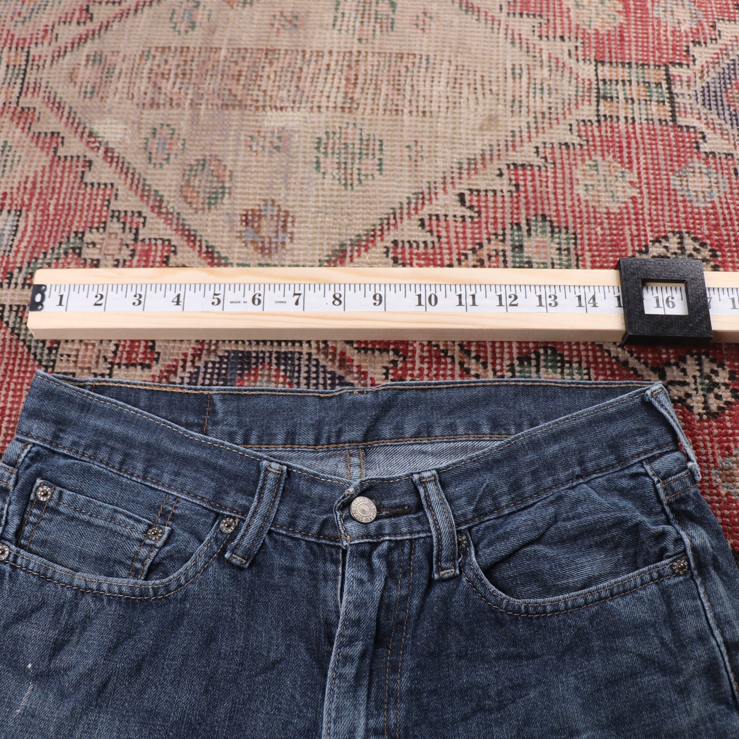 Levi's 514 W32 L29 Straight Leg Blue Denim Jeans