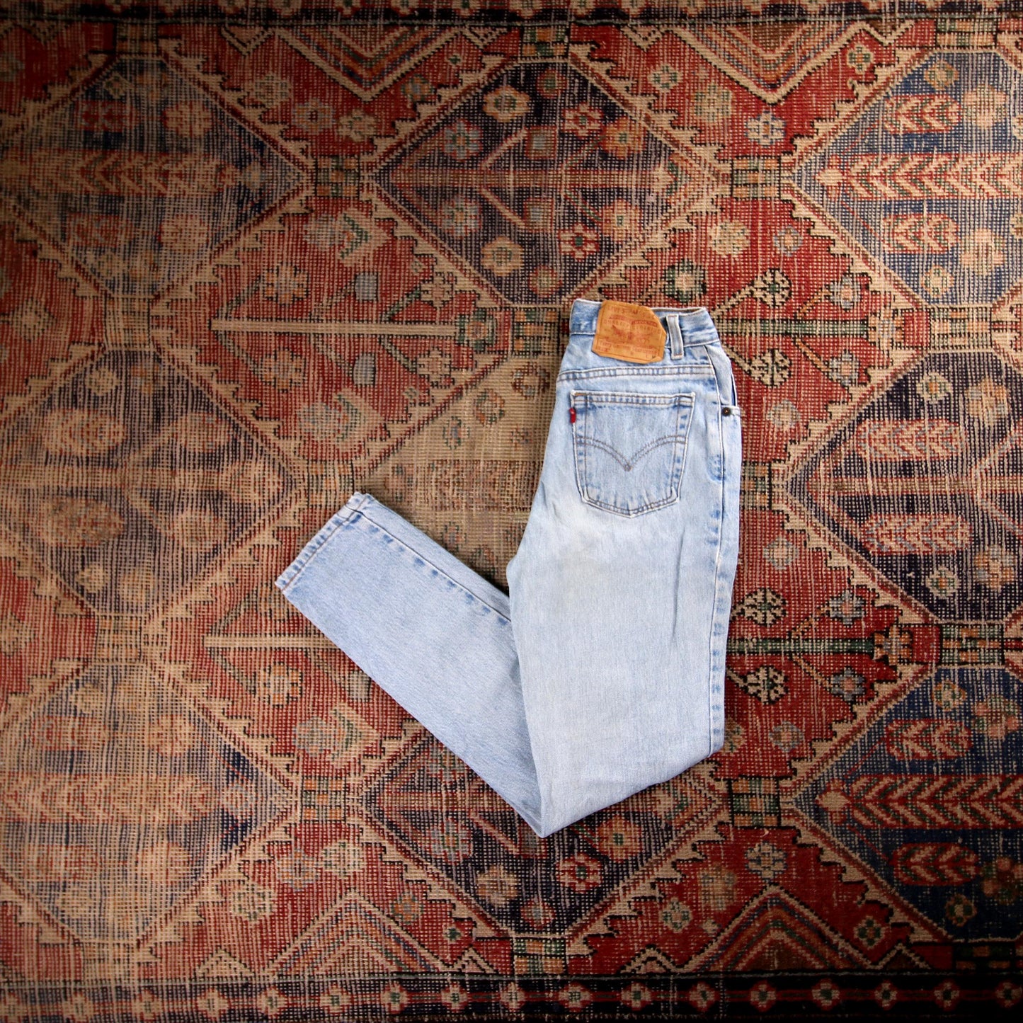 Levi's 512 W24 L29 Tapered Leg Slim Fit Blue Denim Jeans