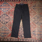 Dickies W26 L27 Straight Leg Black Cotton Blend Trousers
