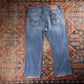 Levi's 509 W36 L27 Relaxed Classic Ripped Style Blue Denim Jeans