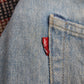 Levi's 551 W38 L31 Straight Leg Loose Fit Blue Denim Jeans